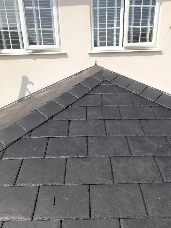 New slate roofing installation on extension in Whitchurch